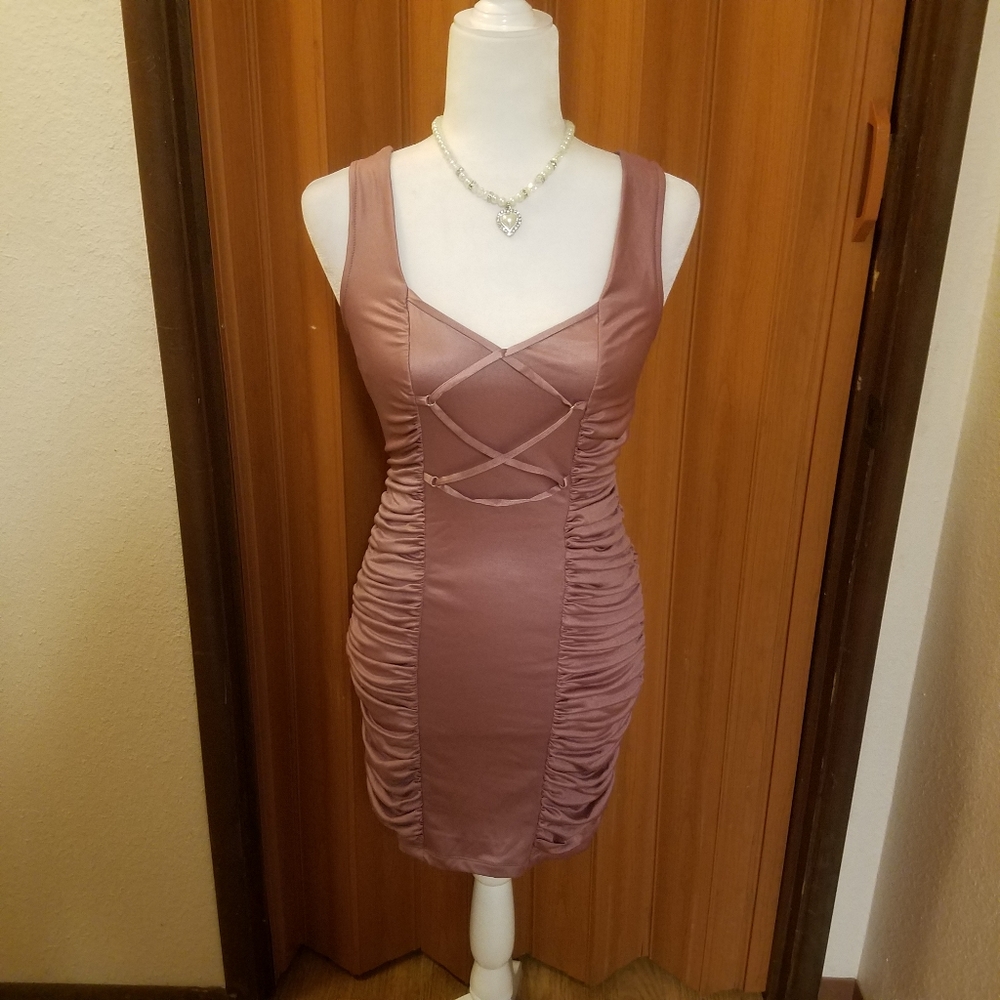 MARINEBLU PINK CLUBING DRESS